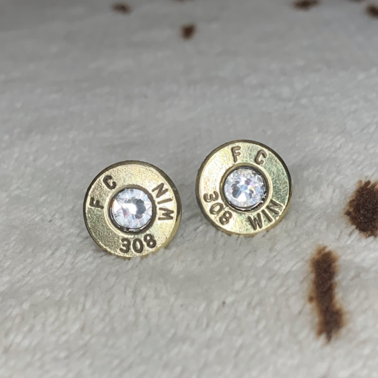 Medium Swarovski Bullet Studs