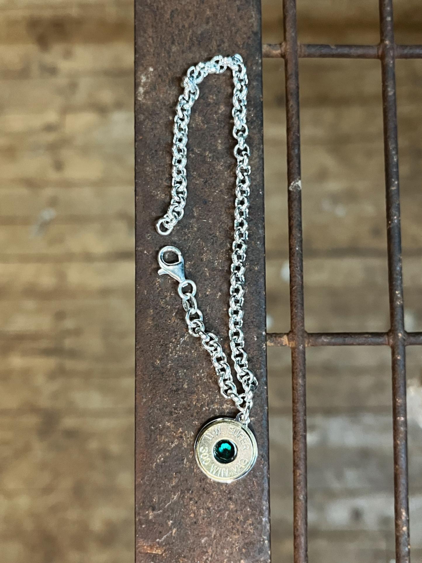 Sterling Silver Bullet Bracelet