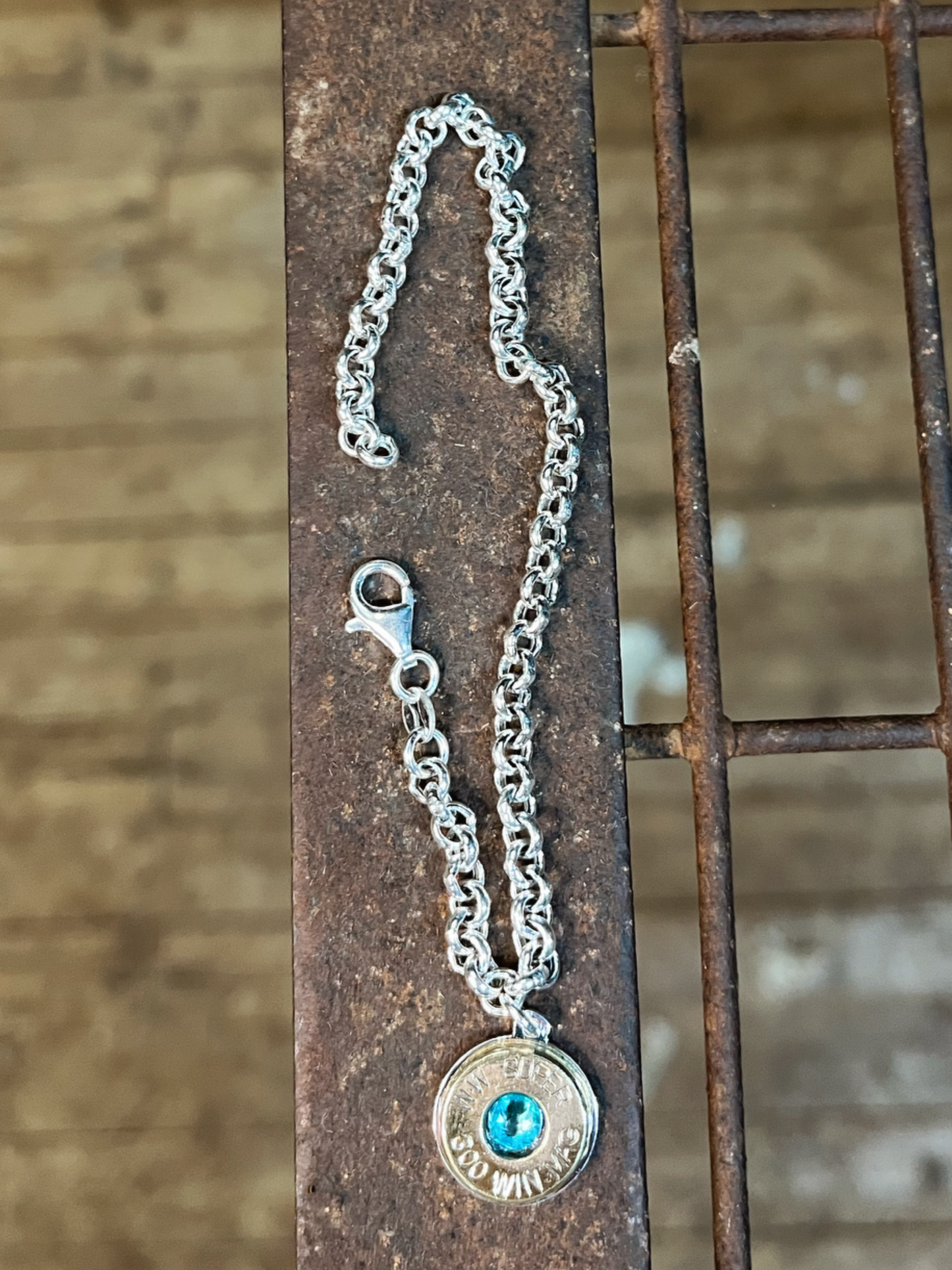 Sterling Silver Bullet Bracelet