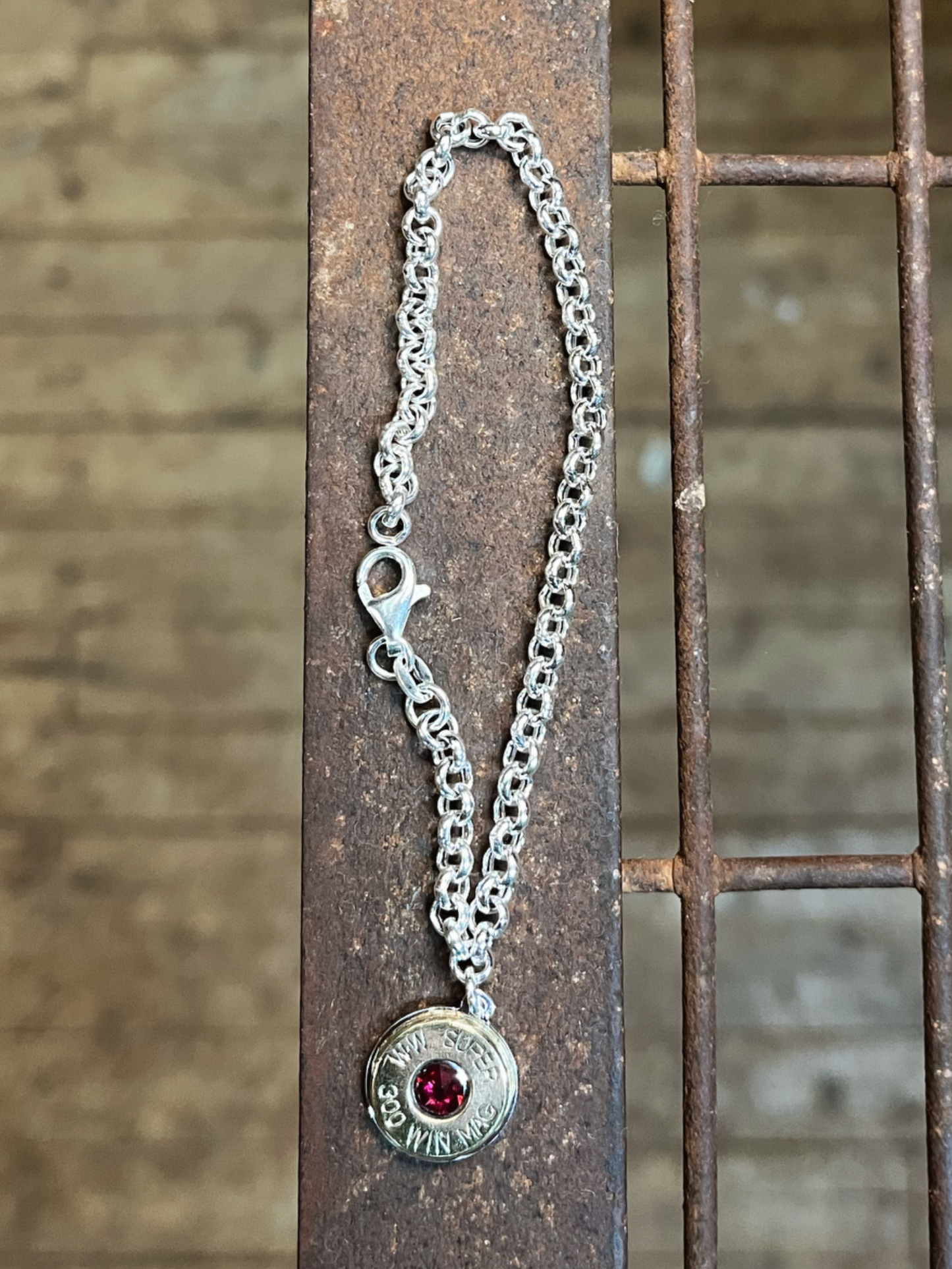 Sterling Silver Bullet Bracelet