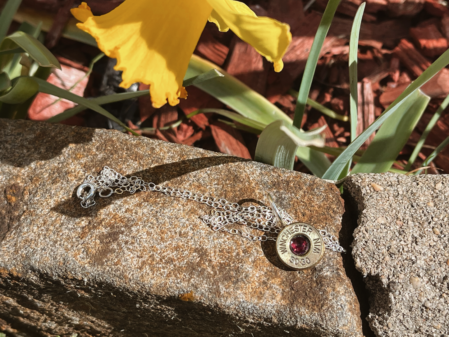 Swarovski Bullet Pendant with sterling silver chain