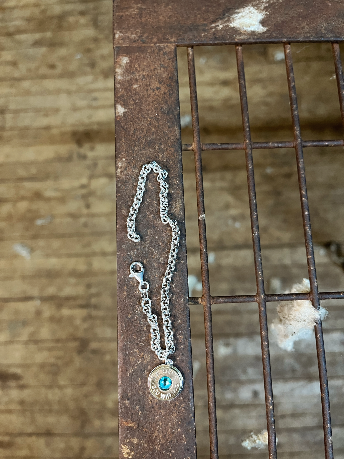 Sterling Silver Bullet Bracelet